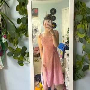 baby pink floral dress